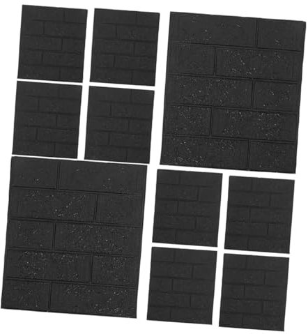 Housoutil Paneles De Pared 3D Con Aspecto De Piedra Realista 10 Unidades Papel Tapiz Autoadhesivo Despegable Y Pegable Papel Tapiz De Ladrillo Panel De Pared De Piedra Sintética