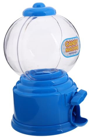 ibasenice Dreh Zuckerautomat Nussspender Mini Automat Für Snacks Snackautomat Snackautomat Für Kleiner Automat Kinderautomat Blau Kunststoff