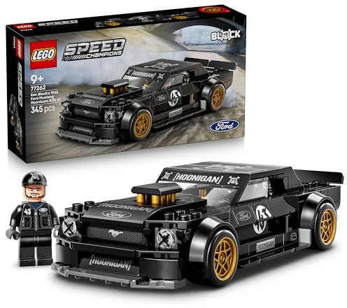 LEGO Speed Champions La Ford Mustang Hoonicorn V1 de 1965 de Ken Block - Jouet Voiture - Maquette avec Minifigurine Collector - Déco Chambre d'enfant - Cadeau STEM pour Garçon dès 9 Ans ou Fan 77262