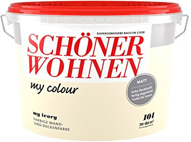 SCHÖNER WOHNEN FARBE Innenfarbe My Color 10,0L my ivory 10 l, my ivory