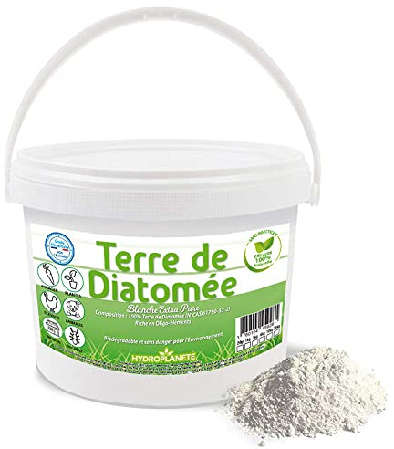 HYDROPLANETE Terra di Diatomee 400g 1kg 2kg 5kg 10kg 20kg | Terra Diatomacea Grado Alimentare Multiuso in Agricoltura Biologica e Casa | Fertlizzante Naturale e Controllo dei Parassiti (10kg)