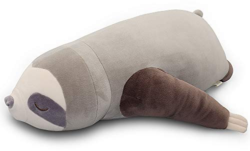 Peluches - Peluche Perezoso Juguete Suave Sloth Peluches Almohada de Felpa Kawaii Juguetes de Abrazo Cojín perezoso, Felpa Animal Lindo Regalo de Abrazar Relleno de Felpa para Niños Amigos 20 Pulgadas