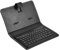 HUTSRAI Mini Clavier sans Bluetooth avec Étui en Cuir PU pour Smartphone Tablette 4,5 Pouces - 6,8 Pouces Rechargeable Facile à Utiliser