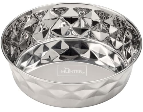 Hunter Hundefutterstation aus Silikon, Edelstahl, 2,6 l