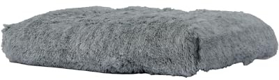 Ancol Super Plush Pet Mattress in Slate Grey - Comfortable Soft Sleeping Place Pad - Soft Dog Puppy Cat Accessory - 75 x 60cm