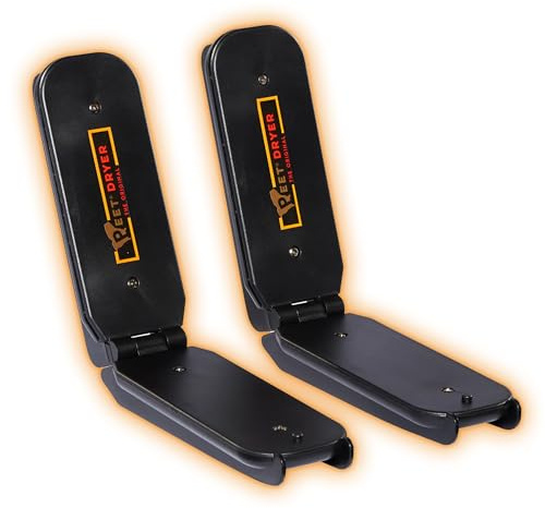 PEET, GO! Portable 2-Shoe Dryer, Electric Boot Dryer with Vehicle Power Adapter, Dryer for Work Boots, Sneakers, Ski Boots Cleats, Athletic Shoes