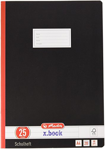 Herlitz A4 linjerad grammatik skolbok