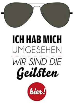 Servietten Geburtstag Party Brille 20 St 3-lagig 33x33cm, Plus Menükarte A5