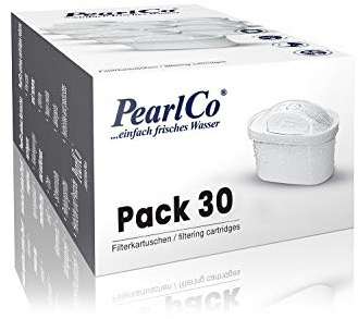 PearlCo - unimax Pack 30 Filterkartuschen - passend zu Brita Maxtra
