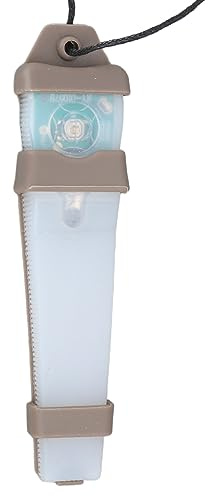 Tbest Marqueur D'identification Personnelle Signal Lumineux de Casque Étanche Militaire Sécurité Clignotant Lumière Flash de Survie pour la Chasse en Plein Air Randonnée (Couleur du