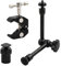 Brazo Mágico de 11 Pulgadas con Abrazadera Super Clamp Crab - Brazo Articulado Robusto para Cámaras DSLR, GoPro, Monitor y Luz LED, Abrazadera de Trípode