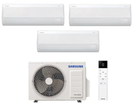 SAMSUNG LUZON S2 CONDIZIONATORE AJ052TXJ3KG TRIAL SPLIT 7000+7000+12000 BTU R32 19DB A++