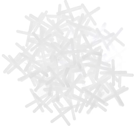 Gatuida 2000pcs Cross Shaped Tile Spacers for Ceramic Tile Leveling Thickness Lightweight and Reusable Grout Spacers for Wall Floor Installation