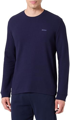 Hugo Men's Austin Ls Shirt 10267482 01 Pyjama_Longsleeve, Navy, XL