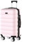 Voyagoux Valise Grande - 113L, Valise Rigide, Valises avec Serrure TSA, 4X 360° Roue, Suitcase, Robuste et léger Suitcase, 77x52x35cm, Rosa