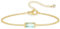 FUNEIA Geburtsstein Armband Damen 14k Gold Vergoldet Link Armkette Verstellbares Goldenes Charms für Armbänder Diamant Amethyst Rotes Citrin Wasserfest Schmuck Geschenk für Frauen Mädchen