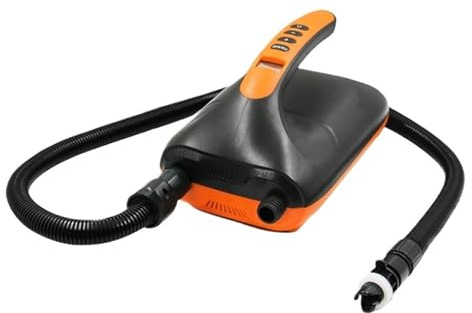Pompe Gonflable for Bateau avec Arrêt Automatique, À Air Électrique Écran LCD, for Planche Pagaie Debout for Matelas Pneumatique Gonflage Rapide(Orange)