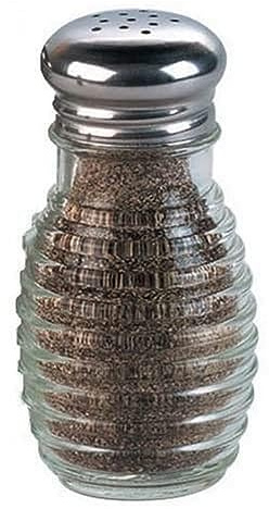 American METALCRAFT, Inc. 2 oz Beehive Salt or Pepper Shaker,Silver, 1 Count (Pack of 1)