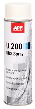 AUTO-PLAST PRODUKT APP U200 UBS Unterbodenschutz Spray für Auto aus Kunstharz und Kautschuk | Steinschlagschutz | Korrosionsschutz | Weiss | 500 ml, Weiß