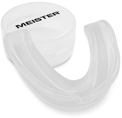 Meister Protège-Dents Simple Moulable avec Étui - Transparent