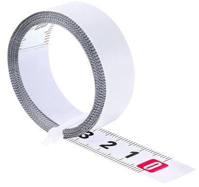 1 Rollo Cintas métricas autoadhesivas,2 Metros cinta métrica autoadhesiva,cinta métrica con adhesivo en la parte posterior,para Mesa de Costura, Mesa de Carpintería(2m Derecha a Izquierda)