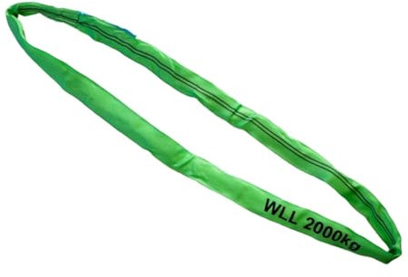 Cinghia imbracatura rotonda senza fine 2 m – 2000 kg – 2T verde