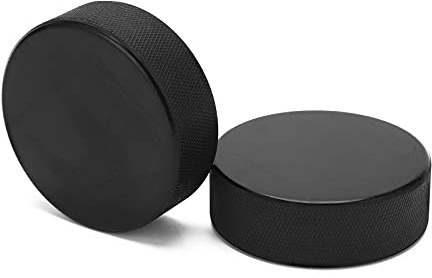 ERYUE Ishockeypuckar Officiell Storlek Träningsbollar, Ljus Yta, Bra Elasticitet för Skjutning och Passningar