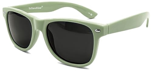 toTravelGear Polarized Sunglasses for Women Men Trendy Rectangle Sun Glasses for Driving Travelling Hiking UV Protection(Sage Green)