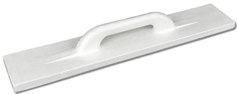 DEWEPRO® Polystyrol PS Reibebrett - Putzbrett Reiber aus Kunststoff - Glätter für Kalkputze - Abmessung: 700x140mm