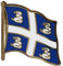 Digni Pin's (épinglette) Drapeau France Martinique - 2 x 2 cm