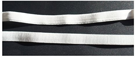 HAND ® Underkläder/BH Elastisk Gel Ensidig stoppband - 3 meter (vit)