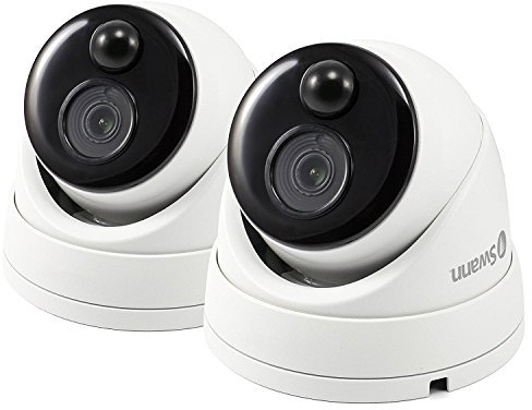 Swann Full HD 1080p Thermal Sensing CCTV Security Dome Cameras, 2 Pack