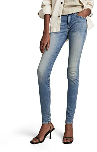 G-STAR RAW Damen Midge Zip Mid Skinny Jeans