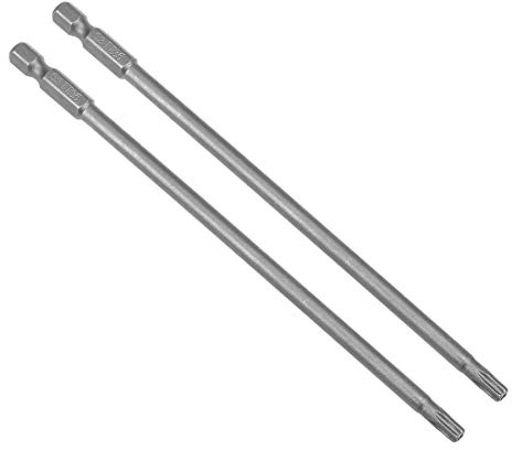 sourcing map 2 STK 1/4 Sechskant Schaft 150mm Länge Torx Sicherheit T25 Schraubendreher Bits
