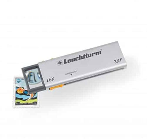 Leuchtturm Lupa desplegable-LED Duplex con 3 y 6 aumentos, Recargable