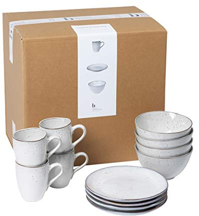 broste Copenhagen 80019671 Nordic Sand Frühstücksset 12tlg (1 Set)