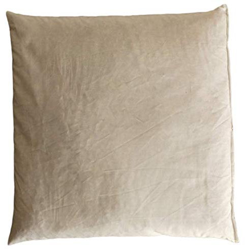 Bee PlaNa Cojín de espelta de 40 x 40 cm, funda de cojín de algodón 100% Öko-Tex Standard, resistente al polvo, con espelta y relleno de espelta de cultivo de Alemania, hecho a mano