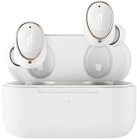 1MORE EVO Noise Canceling Earbuds, Audiophile Headphones with Dual Drivers, Adaptive ANC, Bluetooth Headphones, HiFi Sound, LDAC, Hi-Res Audio, 6 Mics, 28H Playtime, Wireless Charging, White