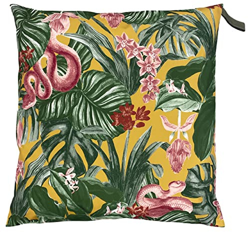 furn. Medinilla Utomhus polyesterfylld kudde, senap, 43 x 43 cm