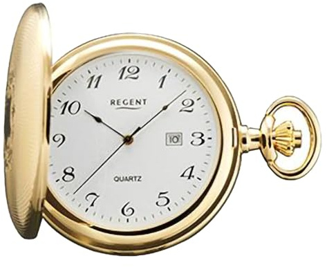 Regent Taschenuhr in der Farbe Gold, Wasserdichtigkeit: 10 bar, Gehäusedurchmesser: 50 mm, 11370109