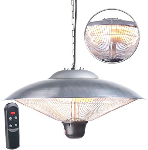 Semptec Urban Survival Technology Heizstrahler Deckenlampe: Infrarot-Decken-Heizstrahler, Fernbedienung (Versandrückläufer) (Deckenleuchte mit, Infrarot Deckenlampe, LED)