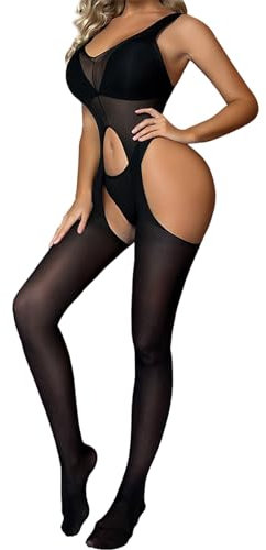 Damen Reizwäsche Unterwäsche Strapsen Negligee Nachtwäsche Nachthemd Halfter Sling Unterwäsche Lingerie Transparente Babydoll mit Strumpfhaltergürtel-Dessous Damen zum Anstrapsen Strapse Strümpfe