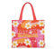 Legami Strandtasche, große Strandtasche, Strandtasche aus verstärktem Material, Strandtasche mit Magnetknopfverschluss, Tote Bag bis 15 kg, 44 x 61,5 cm, Daisy, Rosa, Rosa, 44 x 61.5 cm,