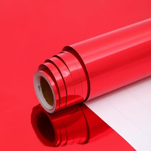 HBell metallic omslagspappersrulle, 60 cm x 10 m solid färg matta omslagspapper, perfekt för presentförpackning, gör-det-själv-hantverk, bröllop, födelsedagar, jul, babyshowers, festivaldekorationer