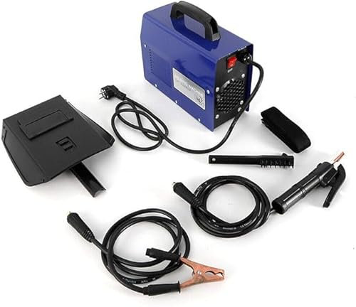 Potente saldatore da 200 Ampere, MMA ARC Stick Welder, saldatore indipendente per principianti, mini punto di saldatura con inverter portatile con casco di saldatura IGBT elettrodi professionali 120 A