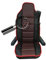 Autobits 1x Sitzauflage LKW-Sitz Sitzkissen Schwarze Kunstleder LKW Sitzschöner Neu Hochwertig