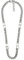 FOSSIL Halskette Für Männer Heritage, Länge: 457mm+50mm, Breite: 8mm Silberne Edelstahl Halskette, JF04356040