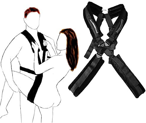 YUNHAOBAO BDSM Restraint Sex Gifts Bondage Restraints Kit for Couples SM Erotic Sex Toy with 2-Leg Cuffs Fetish SM Erotic Shoulder Straps Sex Games Erotic Sex Toy for Women