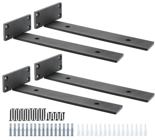 4 x Regalhalterung Regalträger Schwerlast Konsole 10 Regalwinkel Wandregal Regalbodenträger Regalhalter Regal Schwerlastträger