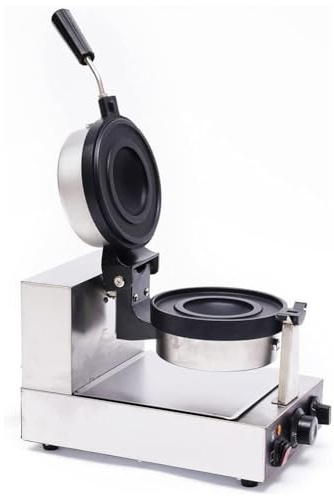 WANGYYDS Hamburguesa UFO Burger Machine Parte Sandwicher Prensa Eléctrica UFO Burger Maker Machine OEM Flying Bread Máquina Doble Burg Mak, Rotación De 180 °, Temporizador De 5 Minutos,Singlehead